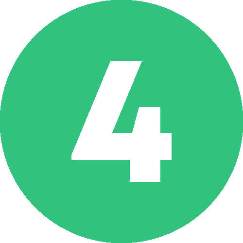 numero-cuatro verde